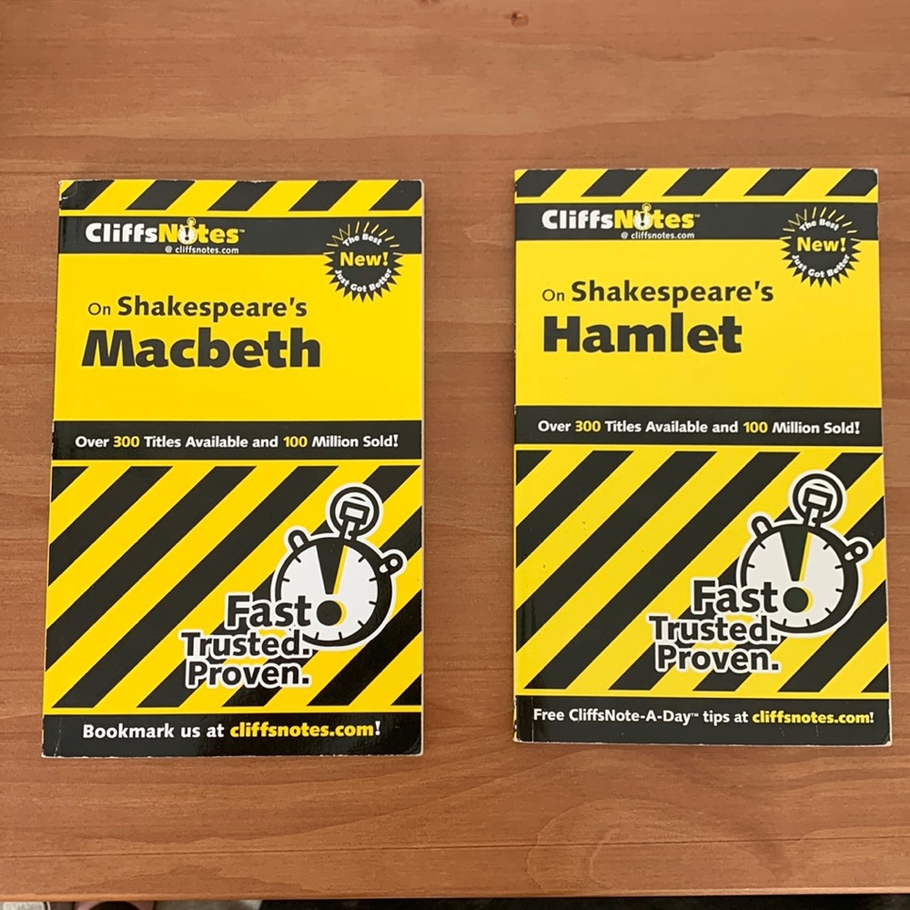 CliffsNotes Shakespear’s Macbeth and Hamlet